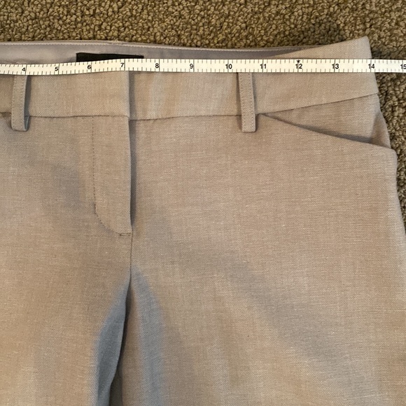 Express - Light Gray Stretch Editor Pants - Size 2R - Picture 3 of 7